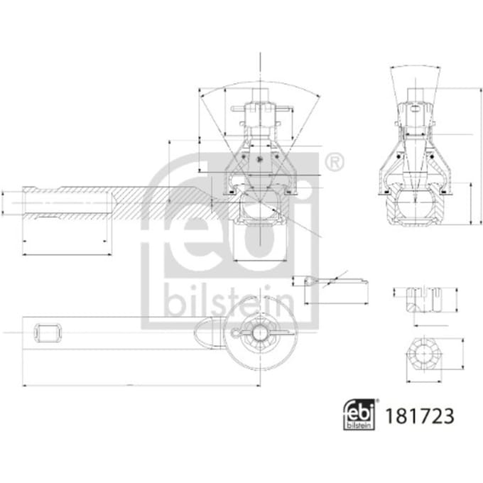Febi Bilstein Stuurstangeind FEBI FE181723