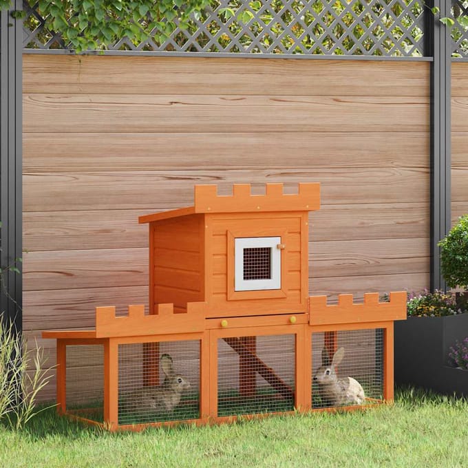 Grande Cage Pour Lapins Ou Autres Animaux, Maison Individuelle