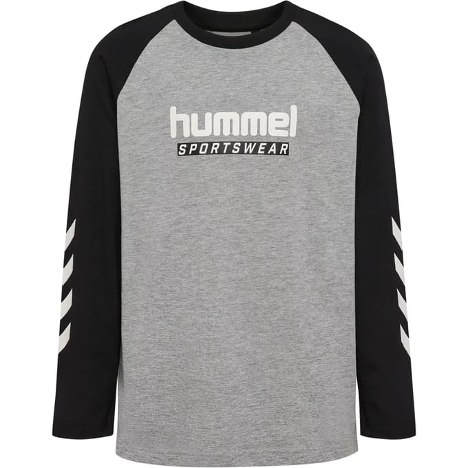 T-shirt met lange mouwen en kinderlogo Hummel