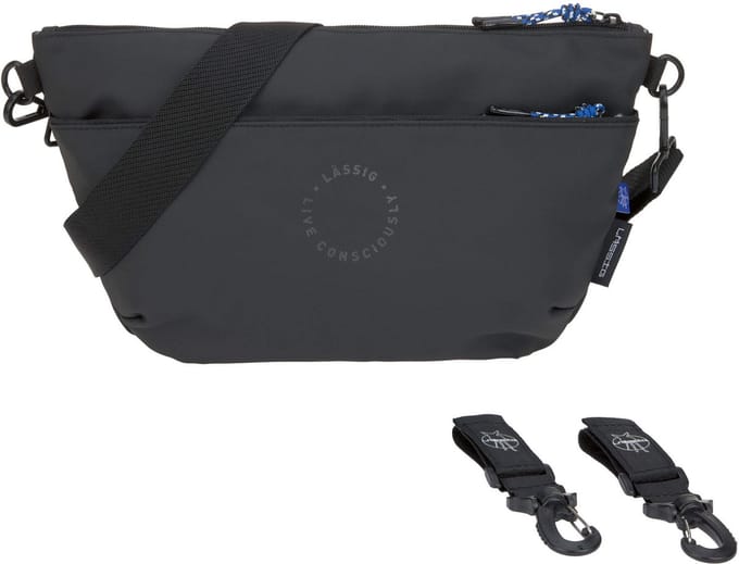 Lässig schoudertas gordeltas Green Label Buggy Bum Bag Black zwart