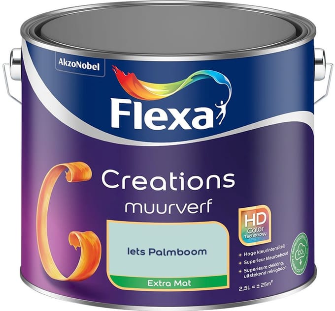 Flexa - Creations Muurverf Extra Mat - Iets Palmboom - Mengverf - 2,5 L