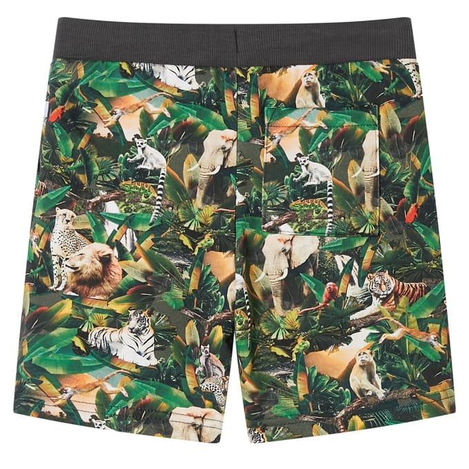 vidaXL Kindershorts met trekkoord 128 oudpetrol