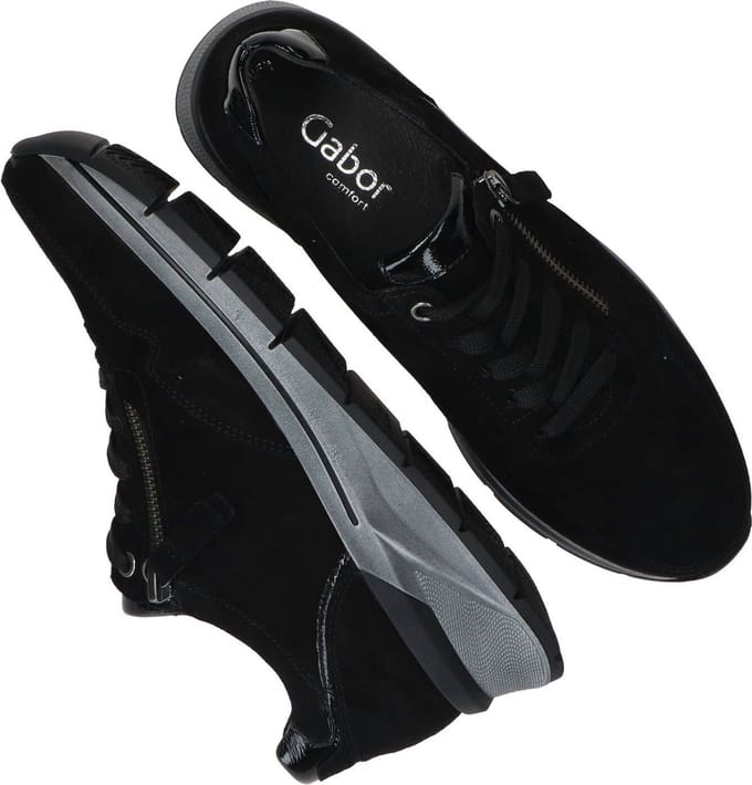 Gabor - maat 36 - 96.587 Dames Sneakers - Zwart
