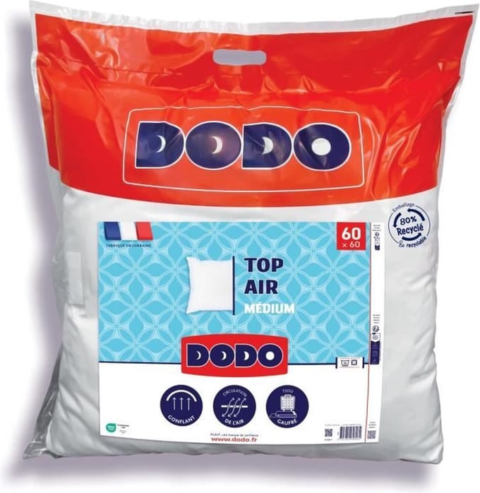 DODO – Medium Top Air – Kussen – 60x60 – Ademend polyester