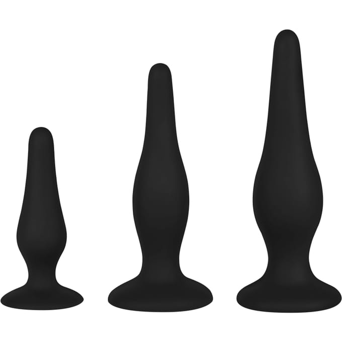 Crazy Bull Buttplug Anale Training set Star Brothers - zwart