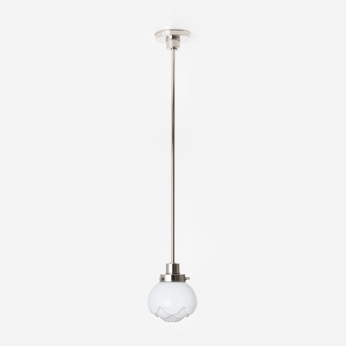 Hanglamp Paeonia 20's Nikkel - Art Deco Trade