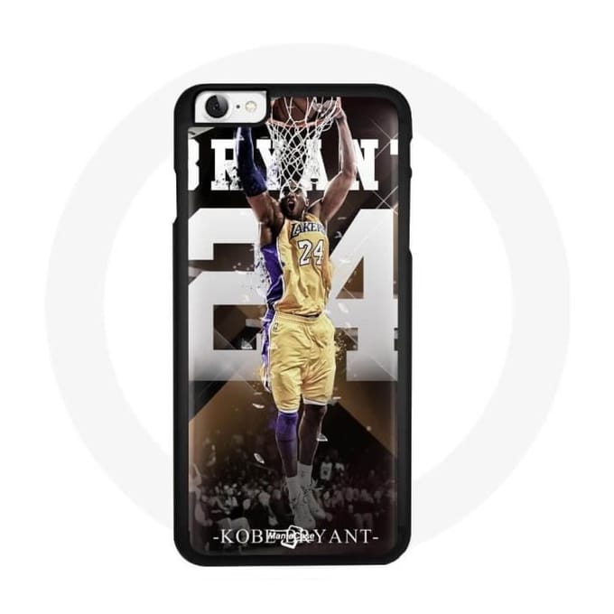 Coque - Maniacase - Iphone SE - Noir - Souple - Kobe Bryant noir