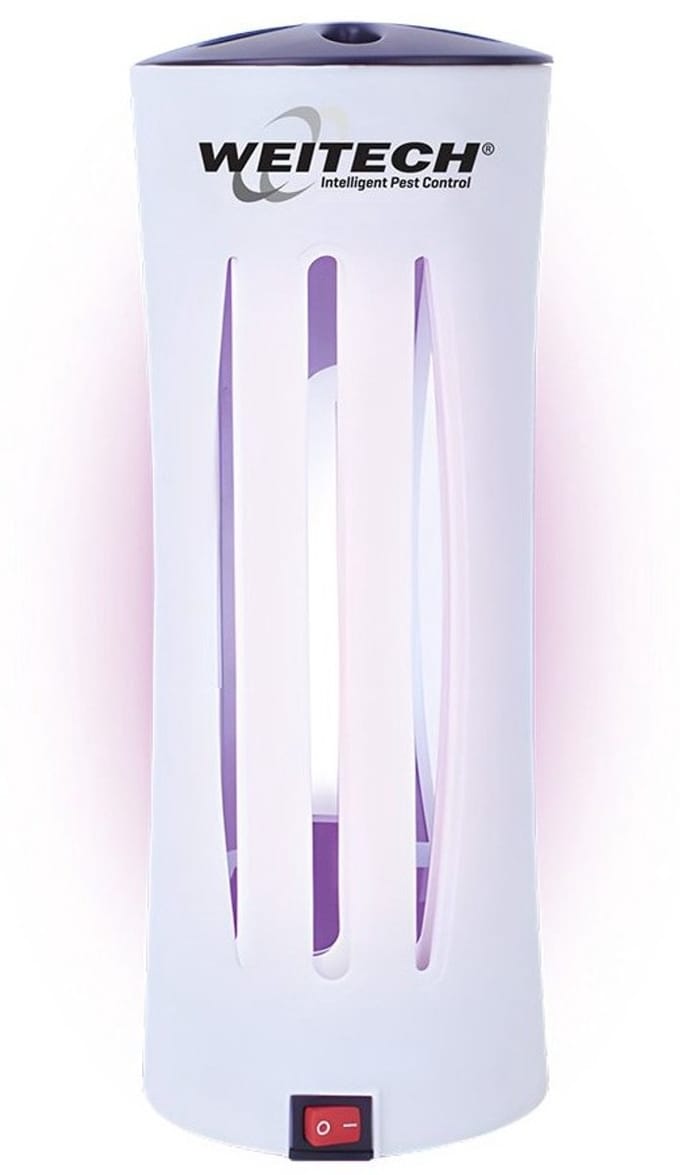 Weitech UV Insectenlamp met Kleefplaat - 30 m² - Muisstil
