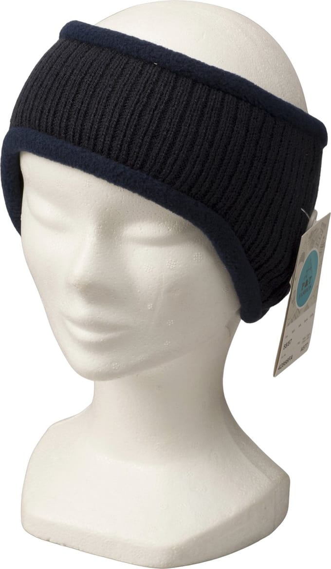P&T Hoofdband - Fleece/Gebreid - Donker Blauw - 55-57