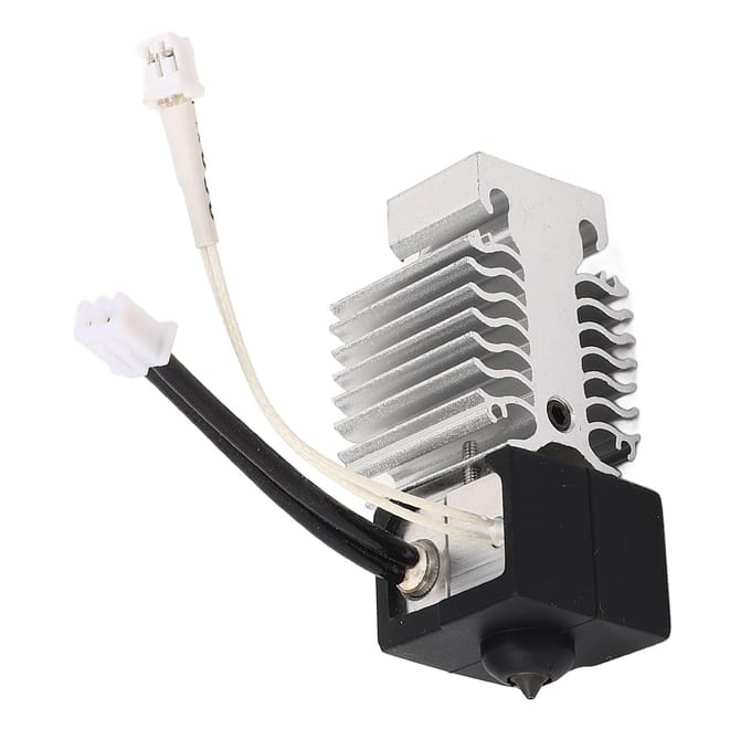 Hotend Kit voor Ender 3 V3 SE Ti Legering Koperen Keel 0.4mm Gehard Staal Nozzle 3D Printer Print white