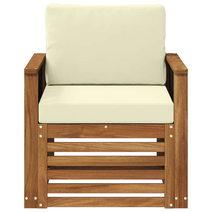 vidaXL - Buiten - Midden - Sofa - Naturel