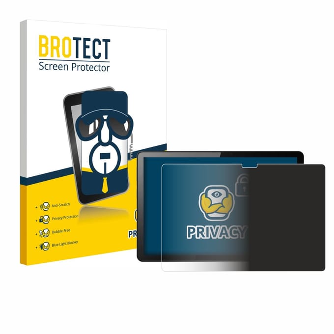 BROTECT - privacy screenprotector voor Lenovo Tab M10 (3. Gen.) - Folie Beschermfolie Blauwlichtfilter