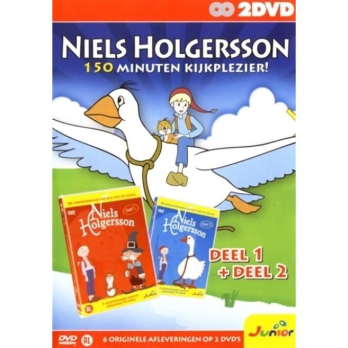 Niels Holgersson - Deel 1 + 2 - DVD