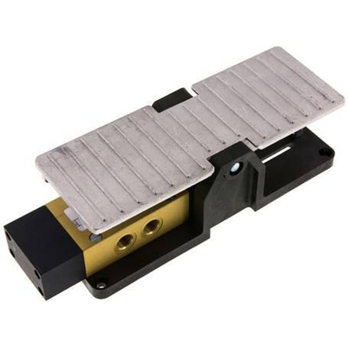 5/3 G1/4 '' Middenuitlaat Voetbediend Ventiel 2.5-10bar/35.0-140psi