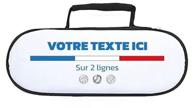 Boule Ball Cover met Franse Vlag en Icon