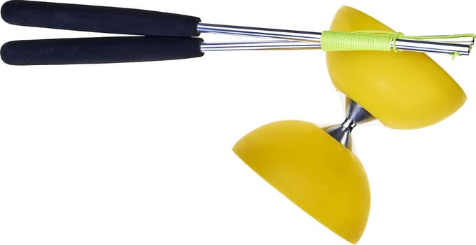 Acrobat Diabolo 105 Rubber Aluminium 12 X 10,5 Cm Geel