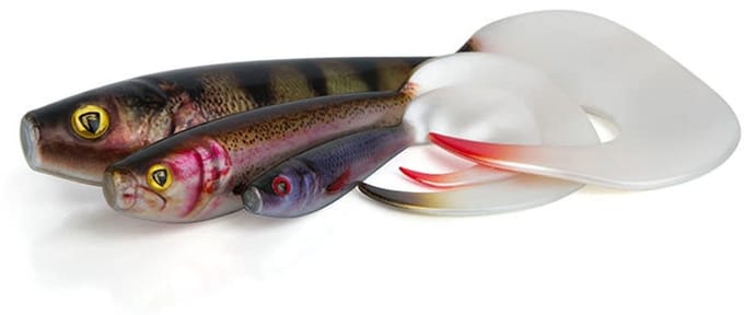 Fox Rage Pro Grub Natural 12cm - Kleur : UV Natural Perch