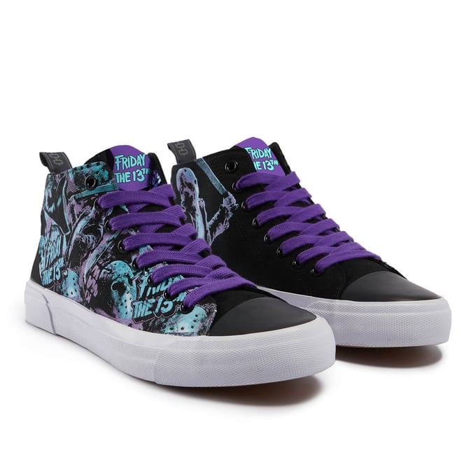 Akedo x Friday The 13th Grindhouse High Top - Black - UK 7 / EU 40.5 / US Men's 7.5 / US Women's 9