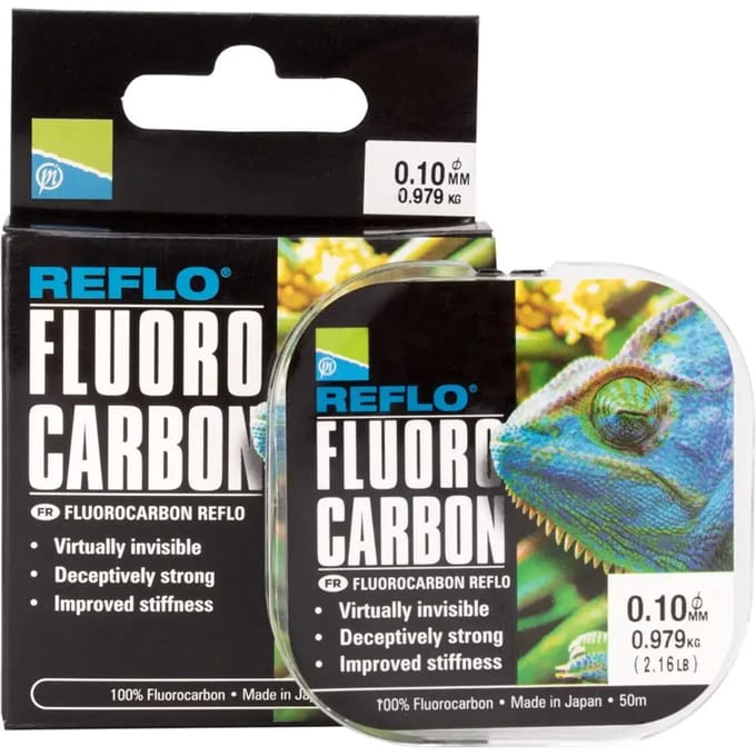 Fluorkoolstof coup Preston Reflo Power Fluorocarbon 0.16MM