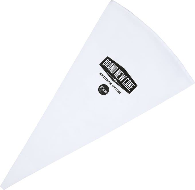 BrandNewCake® Spuitzak Nylon 55cm - Herbruikbare Spuitzak - Duurzam - Afwasbaar - Wit