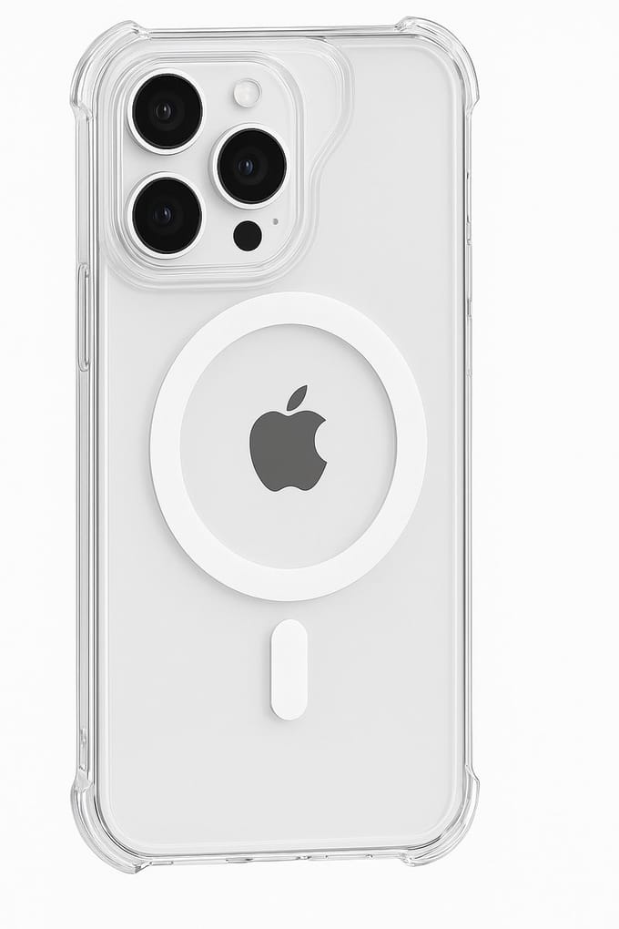 iPhone 16 Pro Max Shockproof case hoesje doorzichtig - iPhone 16 Pro Max shock proof hoesje backcover transparant 1X Screenprotector