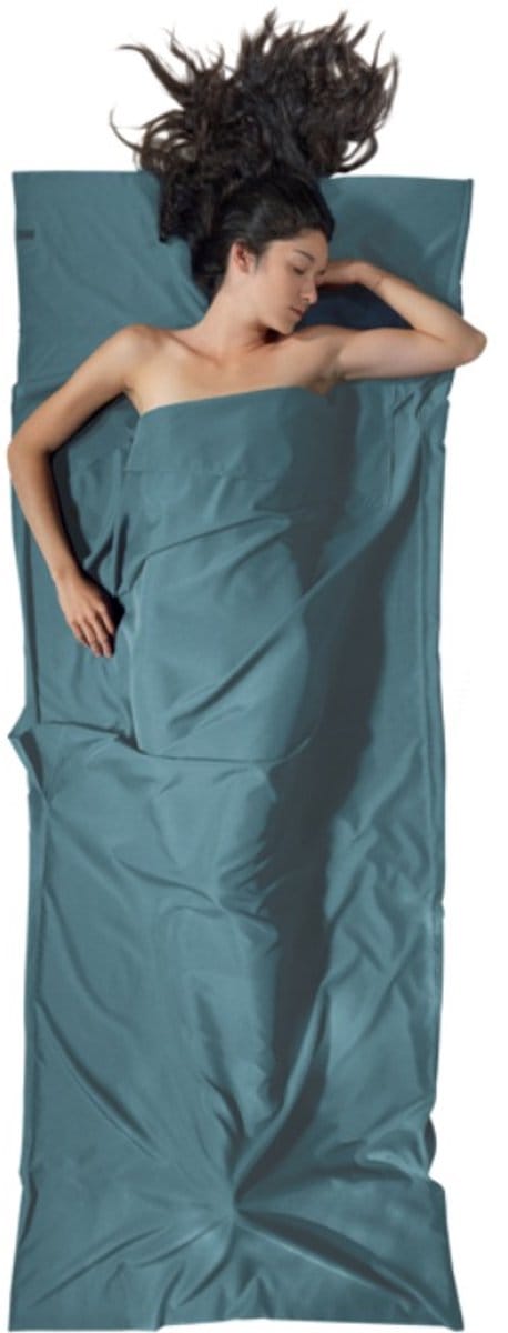 Cocoon Travelsheet, 100% Lyocell (Maat - 220 x 90 cm, Kleur - Eucalyptus green)