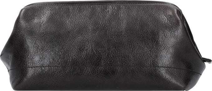 FOSSIL Toilettas Frame Shave Kit Dark Brown Donkerbruin