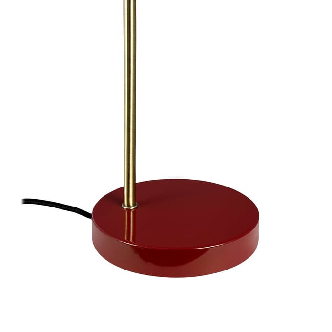 Dyberg Larsen Tafellamp donkerrood/messing metaal H43 cm D20,5 cm Ocean