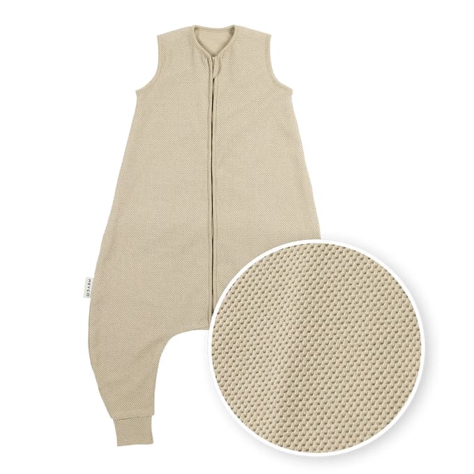 Meyco Baby Studio Collection Classic Slaapoverall Jumper - Sand - 92cm - 1.0 TOG