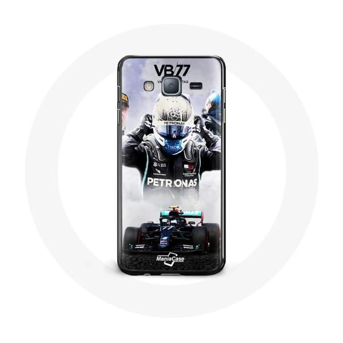 Coque pour samsung galaxy J5 2016 Formule 1 Valtteri Bottas pilote de course F1 Noir
