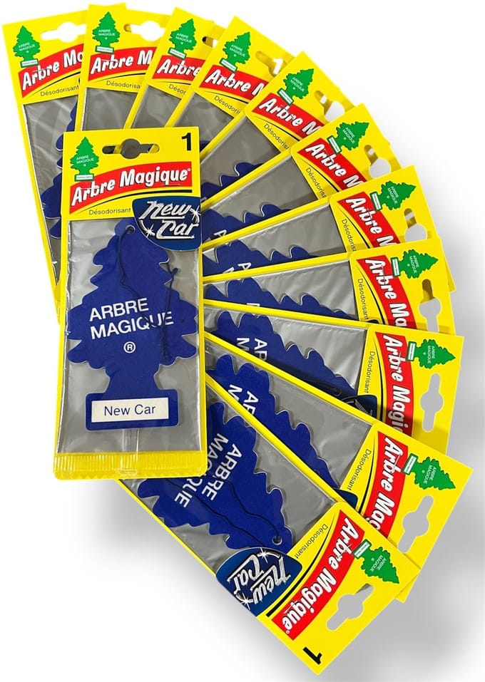 Arbre Magique - Car Airfreshner - New Car - Blue Autohanger 12 pack!