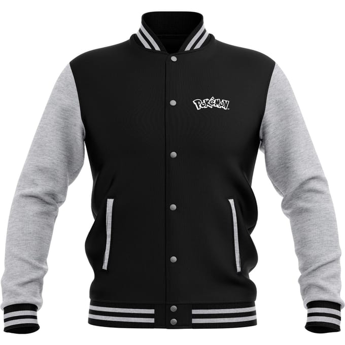 Pokémon Blastoise Unisex Varsity Jacket - Black/Grey - S