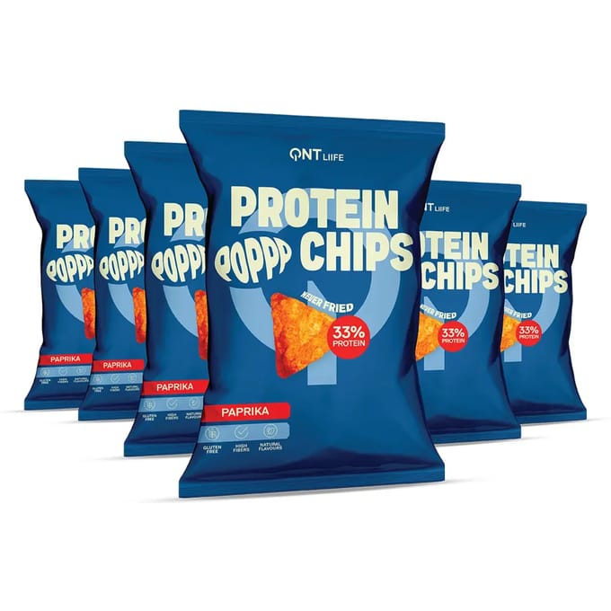 QNT Liife Protein Chips 12x50gr Paprika