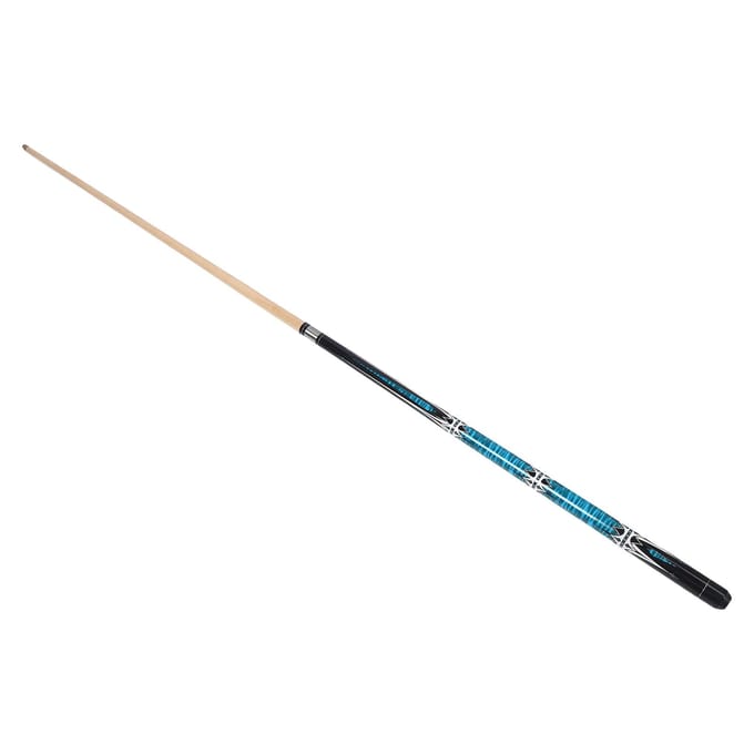Poolkeu 10mm Keupunt 12-delig 145cm 57 Inch Esdoorn Biljart Poolkeu met Zwart Rubber