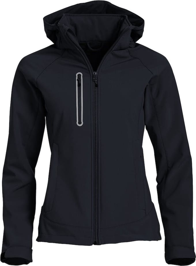 Clique Milford Softshell Jacket Ladies 020928 - Vrouwen - Zwart - 3XL