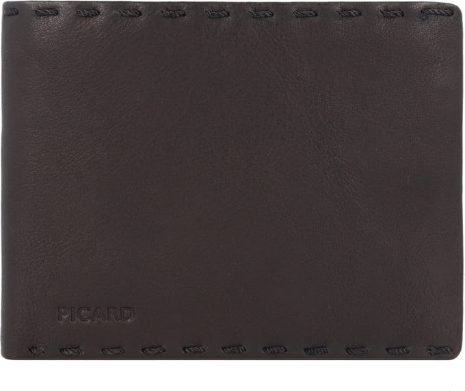 Picard Ranger 1 Portemonnee RFID-bescherming Leer 12 cm - Dames - Horizontaal - cafe