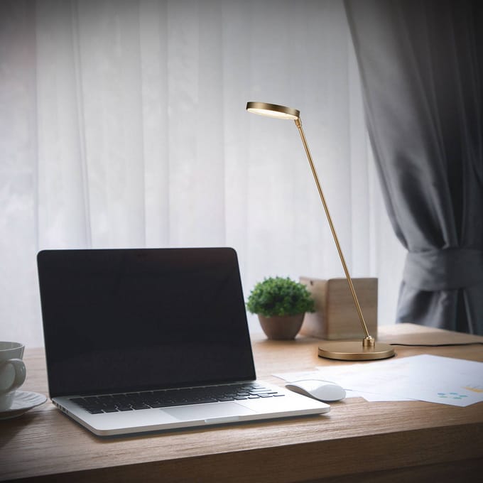 Knapstein LED tafellamp Thea-T, brons