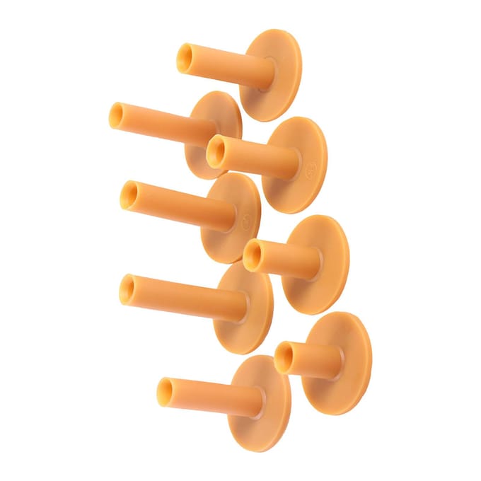 Porte-tees de golf en caoutchouc pour practice de golf, porte-balles d'entraînement pour débutants orange