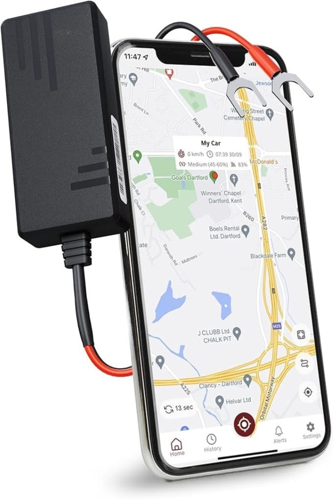 GPSTrackerauto-GPSTracker-GPSTrackers-Zwart-8cmx3cmx2cm;150g