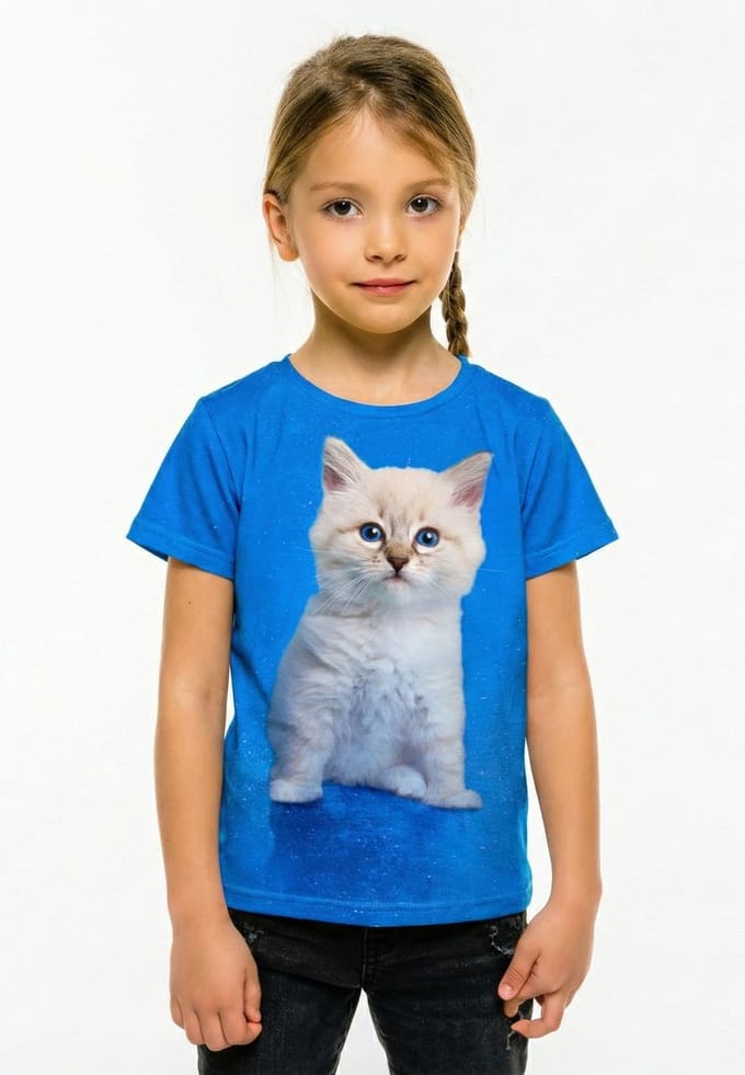 "Blue Cat" T-shirt