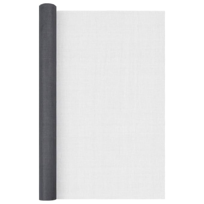 vidaXL - Gaas - 60x2000 - cm - glasvezel - grijs