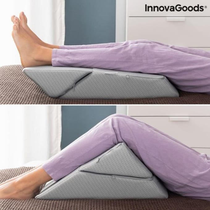 Kussen - InnovaGoods - Threllow - Driehoekig - Traagschuim - Medium comfort