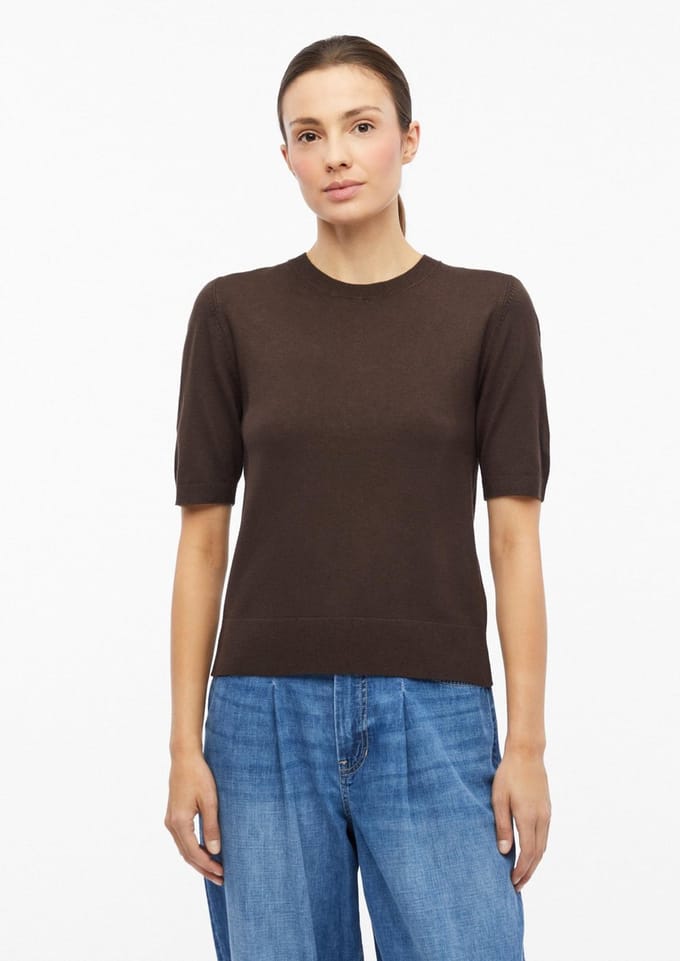 Regular fit pullover van viscosemix