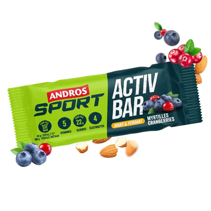 Voedingsrepen Andros Sport Activ Myrtilles