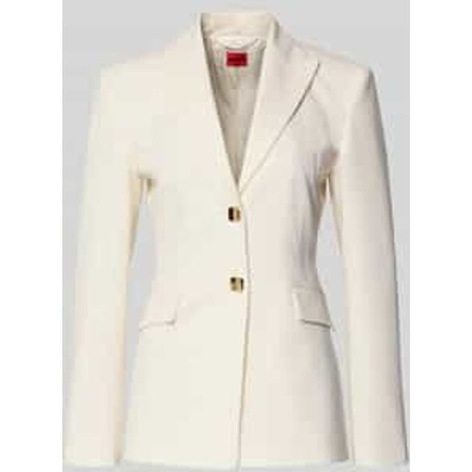 Shaped fit Blazer met stijgend revers Model 'ASMALLA'