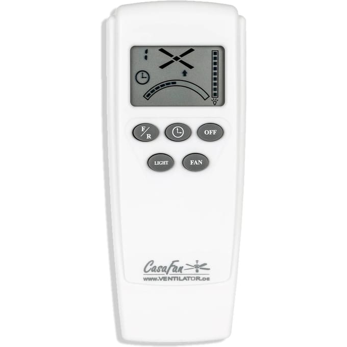CasaFan Plafondventilator AEROPLAN ECO, chroom/wit, Ø 132 cm, stil