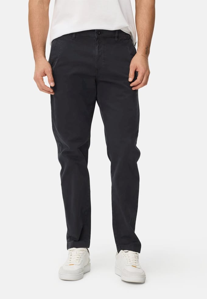 camel active Regular fit chinobroek - Maat menswear-33/34 - Marineblauw