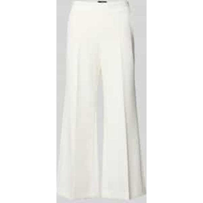 Slim fit culotte met persplooien