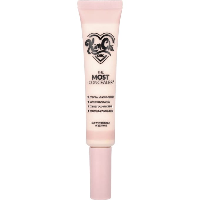 KimChi Chic Beauty, TheMost Concealer®, 02 Peach Ivory, 0.63 oz (18 g) white