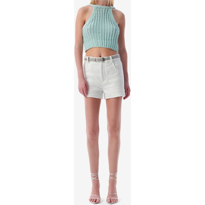 IRO Paris Senda Short White/silver Taglia: 34 | Pantaloncini Outlet | Donna | Bianco